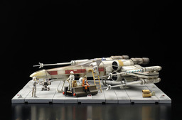 Crosssection 3-D X-Wing, Star Wars, Kotobukiya, Pre-Painted, 1/35