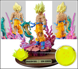 Porunga, Son Goku SSJ (Dragon Ball Selection), Dragon Ball Z, Shueisha, Pre-Painted
