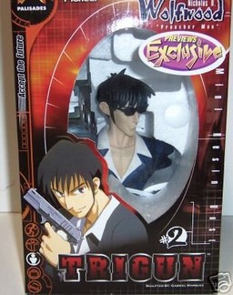 Nicholas D. Wolfwood, Trigun, Palisades, Previews, Pre-Painted