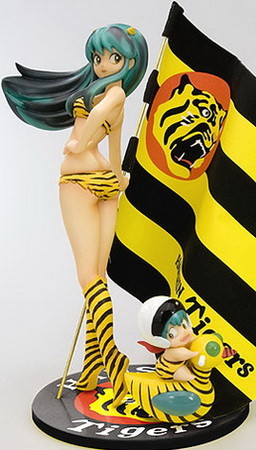 Lum (Anime Color), Urusei Yatsura, Hanshin Tigers, Kotobukiya, Pre-Painted, 1/10