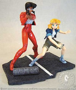 May Hopkins, Rally Vincent, Gunsmith Cats, Dark Horse, Pre-Painted, 1/7