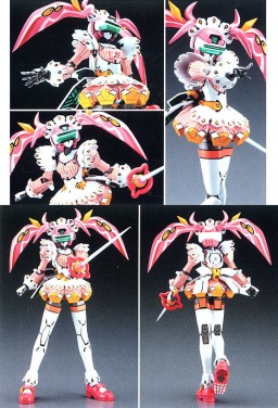 TF-14A Fei-Yen (with Vivid Heart), Dennou Senki Virtual-On MARZ, Hasegawa, Model Kit, 1/100