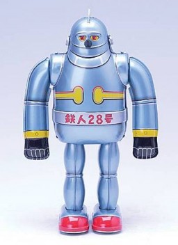 Tetsujin 28 (No.1 Recast Tin Hands Silver), Tetsujin 28-gou, Osaka Tin Toy Institute, Pre-Painted