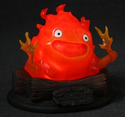 Calcifer (Light Stand), Howl No Ugoku Shiro, Cominica, Pre-Painted