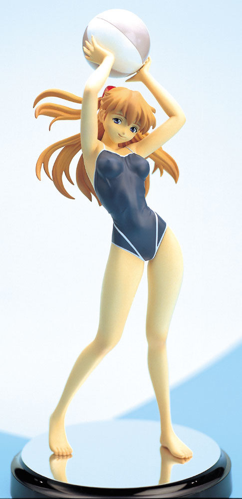 Souryuu Asuka Langley (School Swimsuit 2002), Shin Seiki Evangelion, New Line, Pre-Painted, 1/6