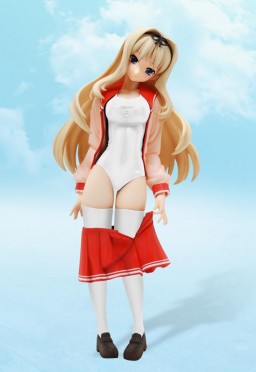 Kusugawa Sasara (School Swimsuit (White Color)), To Heart 2, Griffon Enterprises, Pre-Painted, 1/7