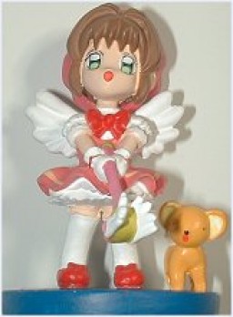 Kero-chan, Kinomoto Sakura (1st OP Battle Costume), Card Captor Sakura, Banpresto, Pre-Painted