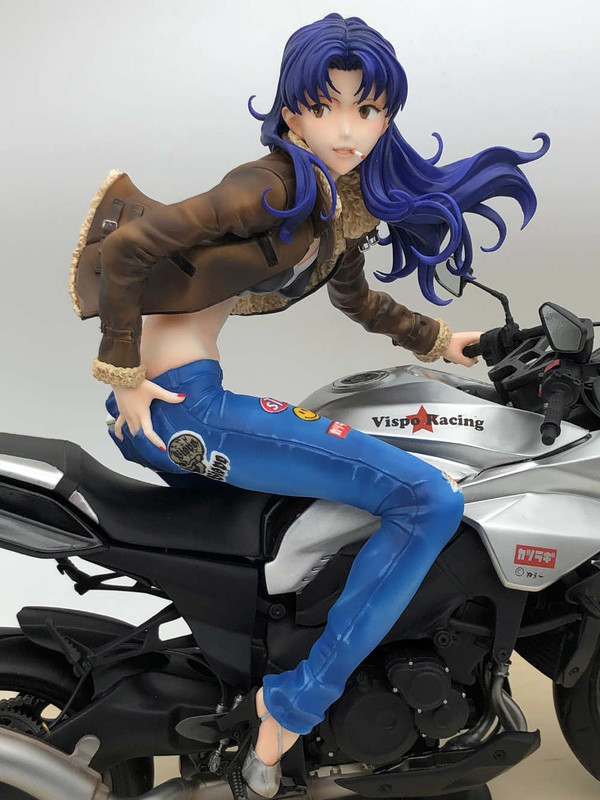 Katsuragi Misato (to Bike), Shin Seiki Evangelion, Vispo, Garage Kit, 1/6