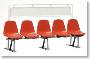 Station Bench (Orange), Tomytec, Accessories, 1/12, 4543736271024