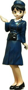 Bus Girl Figure, Tomytec, Pre-Painted, 1/16, 4543736204978