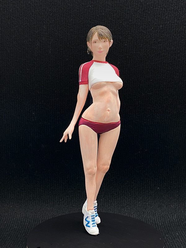 Girl With Sports Wear, Original, Blurred, Garage Kit