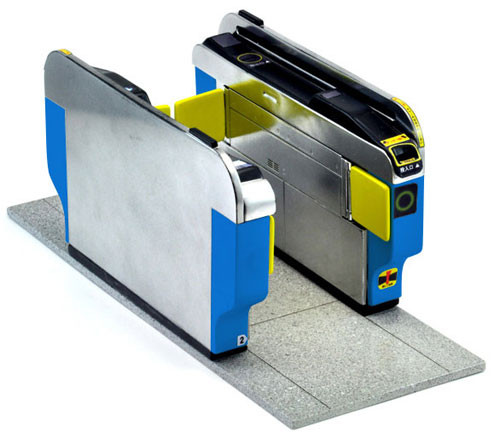 Automatic Turnstile GX7 (Blue Type), Tomytec, Accessories, 1/12, 4543736255727