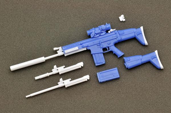 SCAR-H (Nipako Senyou model blue recei.ver), Tomytec, Accessories, 1/12