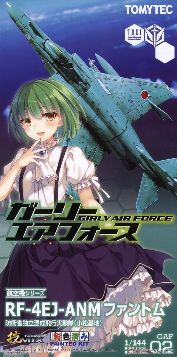 RF-4EJ-ANM, Girly Air Force, Tomytec, Model Kit, 1/144, 4543736264033