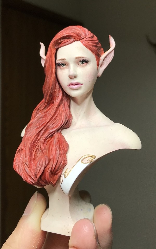 "Elf Of Ashandria", Original, Pero Pero Maggy Tei, Garage Kit