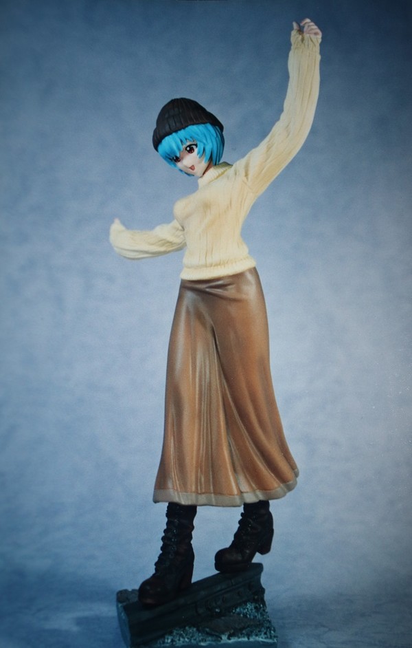Ayanami Rei (Summer Sweater), Shin Seiki Evangelion: Ayanami Ikusei Keikaku, Art Road, Aruru Studio, Garage Kit, 1/8