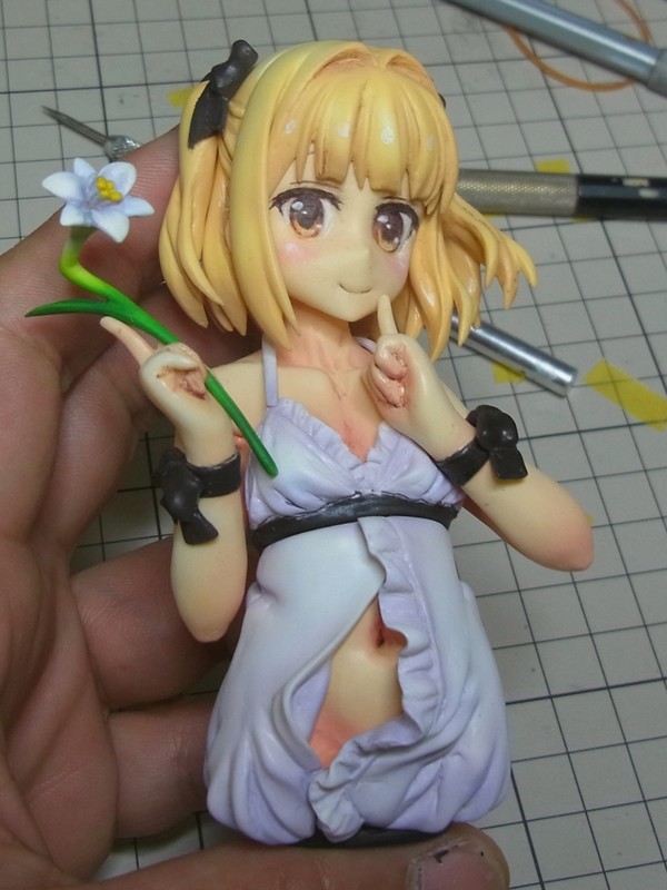Iijima Yun, New Game!, Takkyuu Mokei, Garage Kit