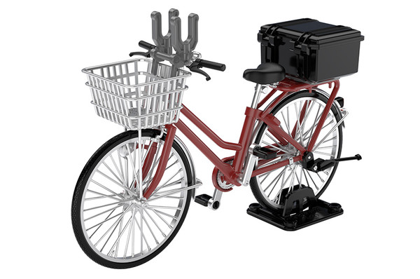 School Bike (For Designated Defense School) (Maroon), Tomytec, Accessories, 1/12, 4543736312116