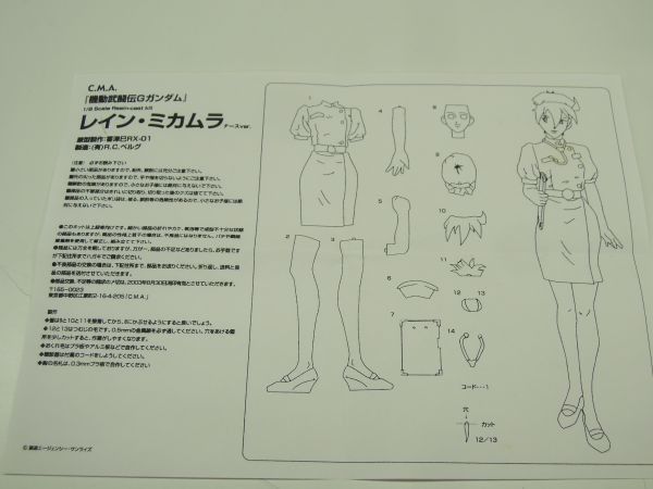 Rain Mikamura (Nurse), Kidou Butouden G Gundam, R.C.Berg, Garage Kit, 1/8