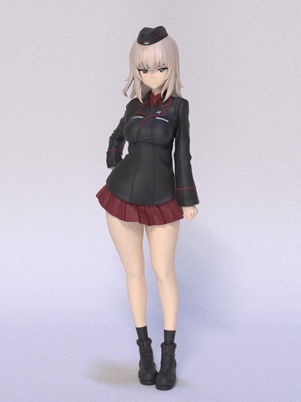 Itsumi Erika, Girls Und Panzer, Supreme Koubou, Garage Kit, 1/8