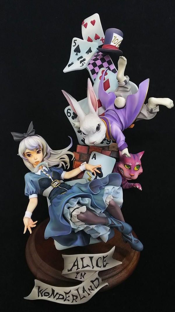 Alice, Cheshire Cat, White Rabbit, Alice's Adventures In Wonderland, North.9, Garage Kit