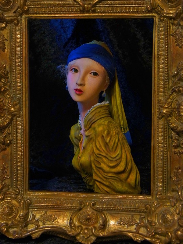 Girl With A Pearl Earring (12-year old), Original, Azuma Kikka, Garage Kit, 1/3.5