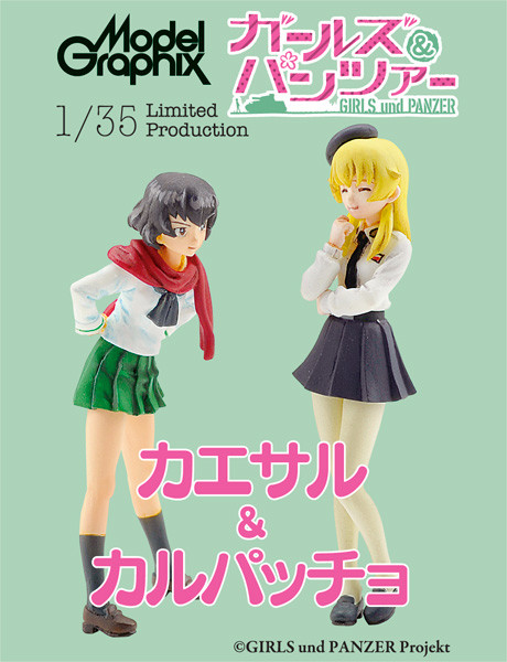 Carpaccio, Suzuki Takako, Girls Und Panzer, Girls Und Panzer Kore Ga Hontou No Anzio-sen Desu!, Modelkasten, Garage Kit, 1/35