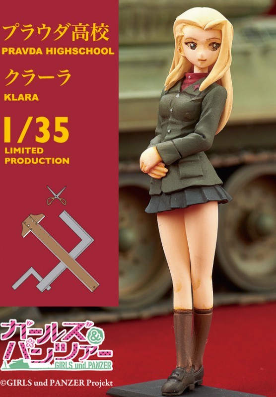Clara, Girls Und Panzer Der Film, Modelkasten, Garage Kit, 1/35