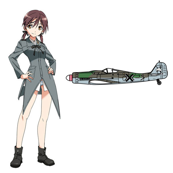 Gertrud Barkhorn, Strike Witches, Hasegawa, Model Kit, 1/72, 4967834521797
