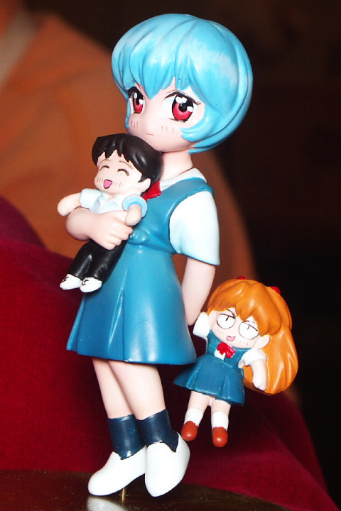 Ayanami Rei, Ikari Shinji, Souryuu Asuka Langley, Shin Seiki Evangelion, Milk House, Garage Kit