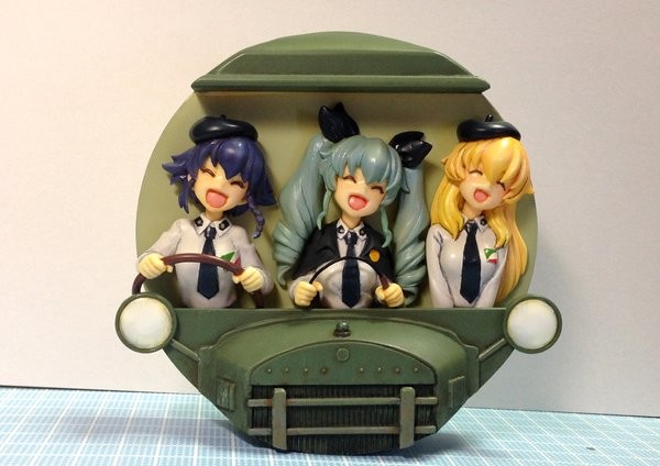 Anchovy, Carpaccio, Pepperoni, Girls Und Panzer, Piece, Garage Kit, 1/12