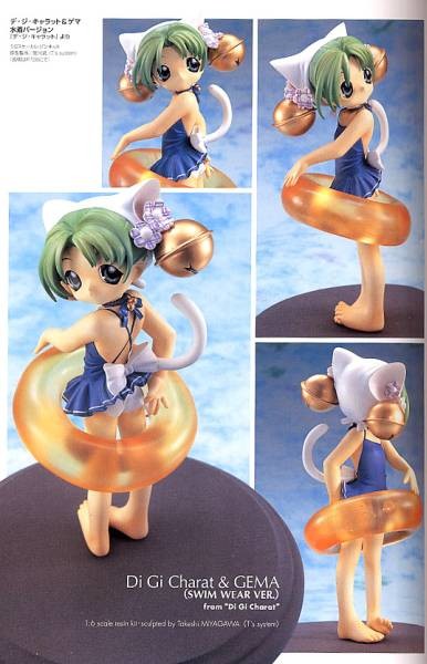 Dejiko, Gema (Swimsuit), Di Gi Charat, Clayz, Garage Kit, 1/6