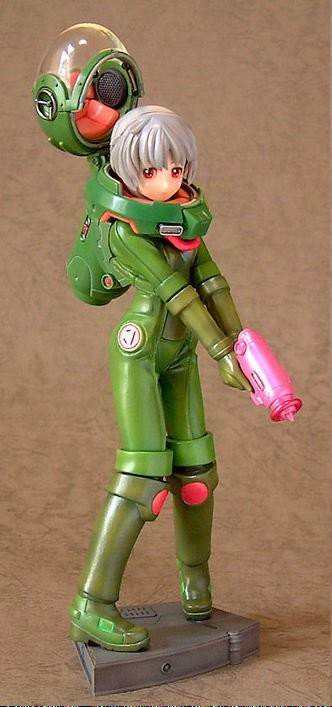 Spacesuit Girl (Midori), Original, Tsurugiya, Garage Kit