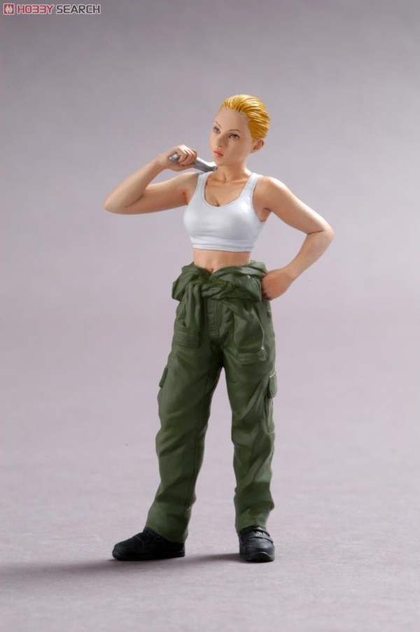 Female Mechanic (A), Maschinen Krieger, Brick Works, Garage Kit, 1/20, 4571317760032