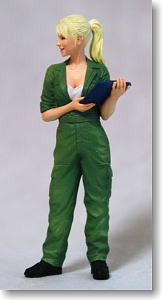 Female Mechanic (B), Maschinen Krieger, Brick Works, Garage Kit, 1/20