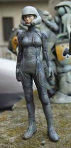 Lieutenant Hanna, Robot Battle V, Brick Works, Garage Kit, 1/20