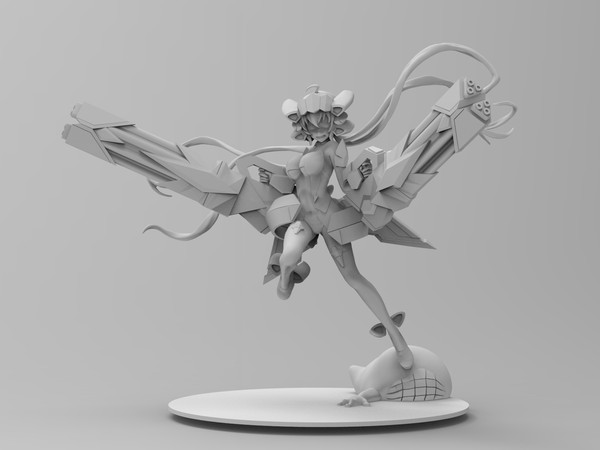 Yukine Chris (Gear), Senki Zesshou Symphogear G, Decimation Masters, Garage Kit, 1/8