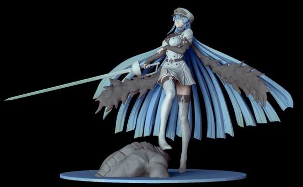 Esdeath, Akame Ga Kill!, 7144, Shadow Box, Garage Kit