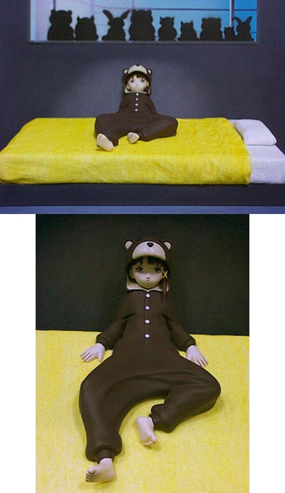 Iwakura Lain (Kuma-san), Serial Experiments Lain, Chibi Kizoku, Garage Kit, 1/8