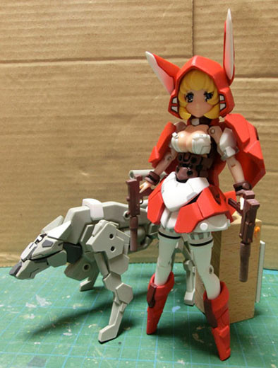 Brad Barett (with Wolf Lobo) (MMS Type Hunter), Mmworks, Garage Kit