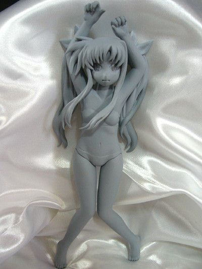 Fate T. Harlaown (Swimsuit), Mahou Shoujo Lyrical Nanoha, Shiroi Kabe to Kuroi Neko, Garage Kit, 1/8