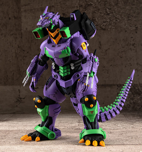 MechaGojira (Type-3 Kiryu, EVA Unit-01 Color), Gojira Vs. Evangelion, Aoshima, Model Kit, 4905083109540