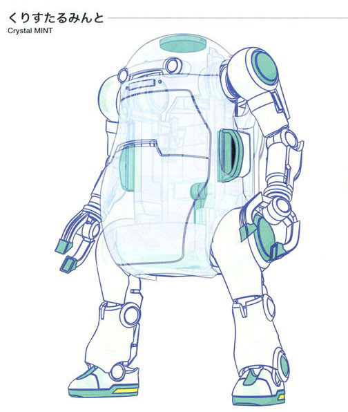 Mechatro WeGo (Crystal Mint), Hasegawa, Model Kit, 1/35, 4967834647701
