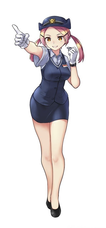 Asaka Rio (Train Conductor), Hasegawa, Garage Kit, 1/12, 4967834522763