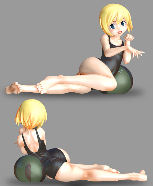 Erica Hartmann, Strike Witches, Grizzry Panda, Garage Kit