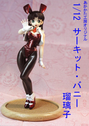 Circuit Bunny Ruriko, Original, Aggressive, Akakata Koubou, Garage Kit, 1/12
