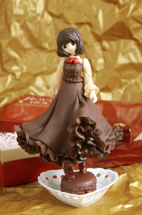 Chocolate Macaroon Anthropomorphism, Original, Pakaraijingu, Garage Kit