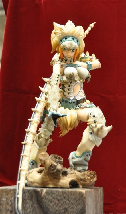 Hunter (Berio Swordsman Equipped Woman [Bone Katana Ananta]), Monster Hunter 3 (Tri), Tekkoryuu, Garage Kit, 1/8