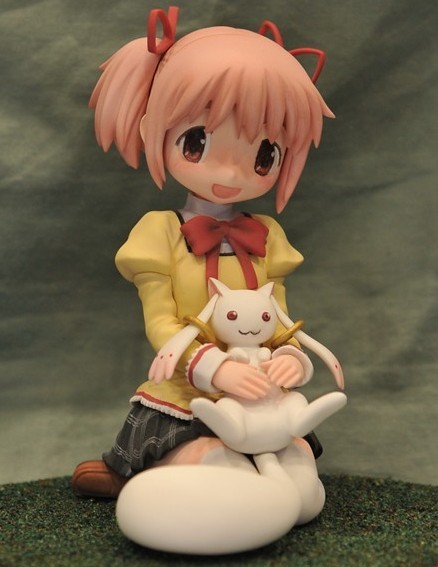 Kaname Madoka, Kyuubey, Mahou Shoujo Madoka☆Magica, Lean With, Garage Kit