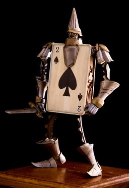Card Soldier, Original, Piece, Garage Kit, 1/15